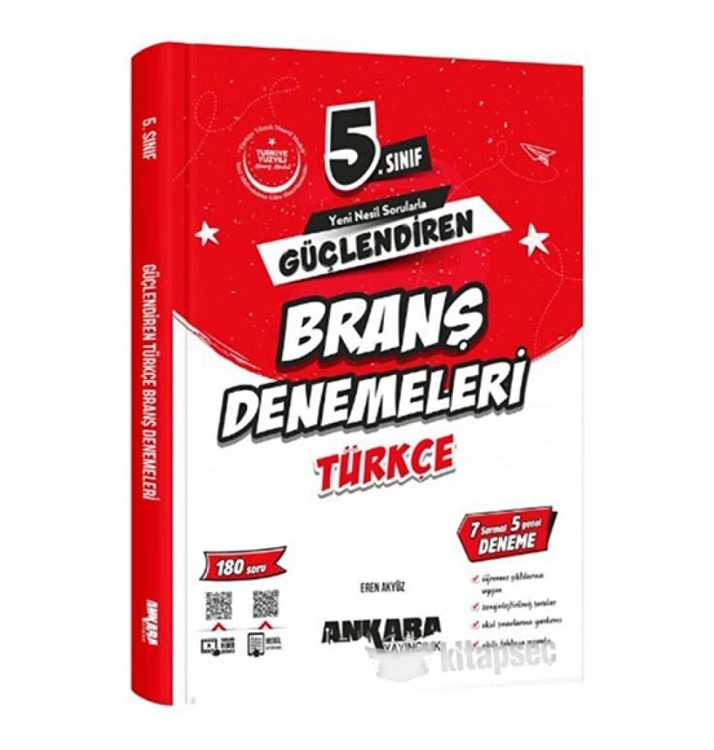 5.SINIF TÜRKÇE GÜÇLENDİREN BRANŞ DENEMELERİ ANKARA YAYIN