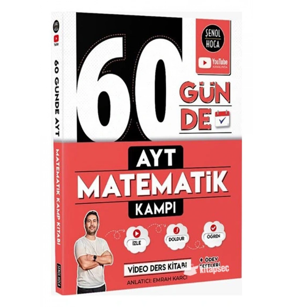 60 Günde Ayt Matematik Kampı Video Ders Kitabı Şenol Hoca