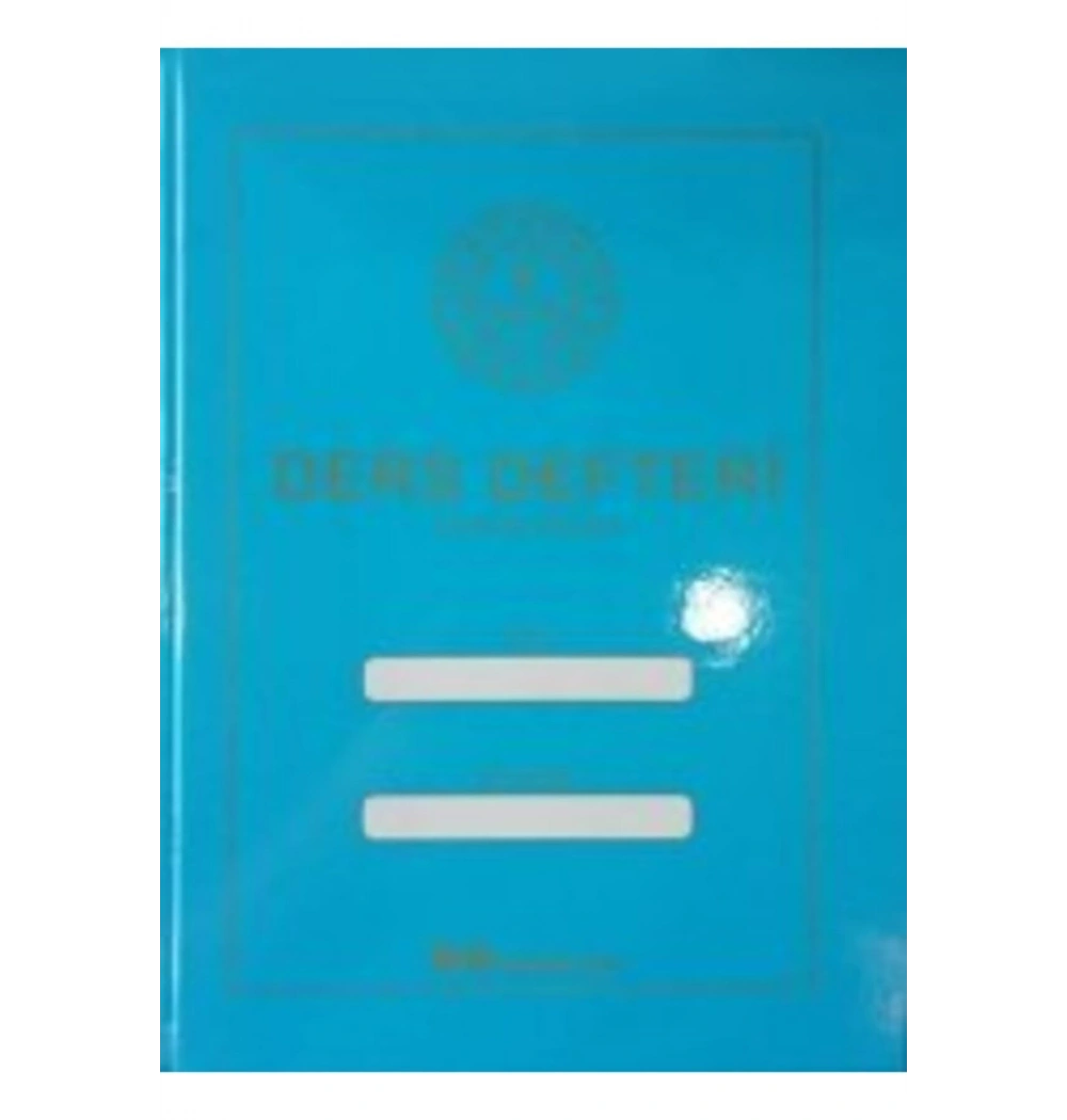 10 Ders Tam Dönem Yoklamalı Kuşe Sert Kapak Ders Defteri Lacivert İea