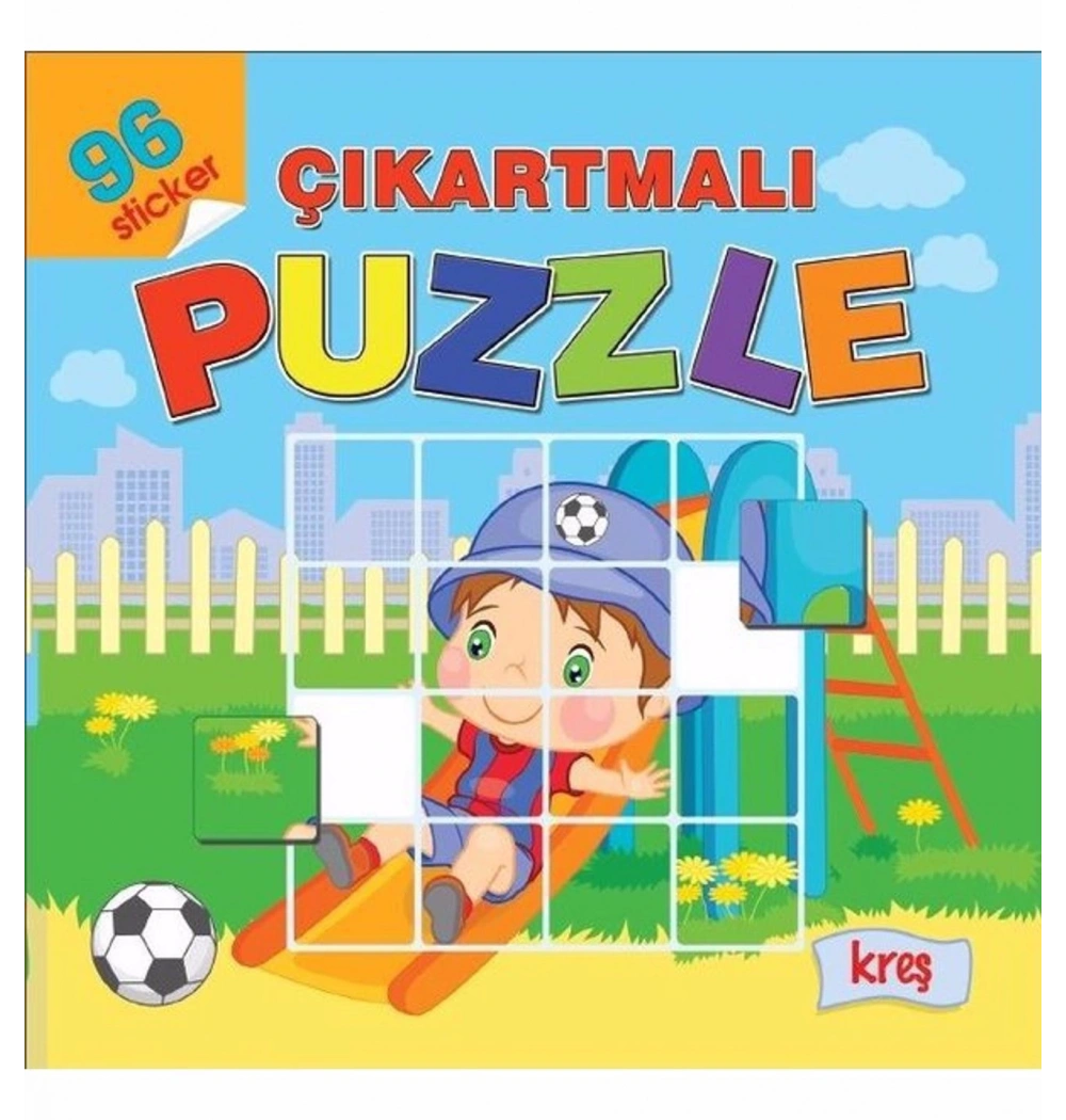 96 Sticker Çıkartmalı Puzzle  Kreş    Koloni