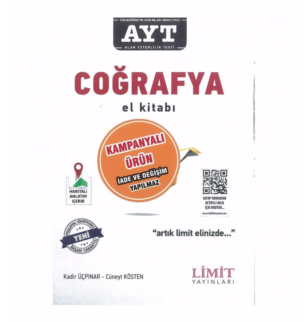 Limit Ayt Coğrafya El Kitabı Haritalı Anlatım