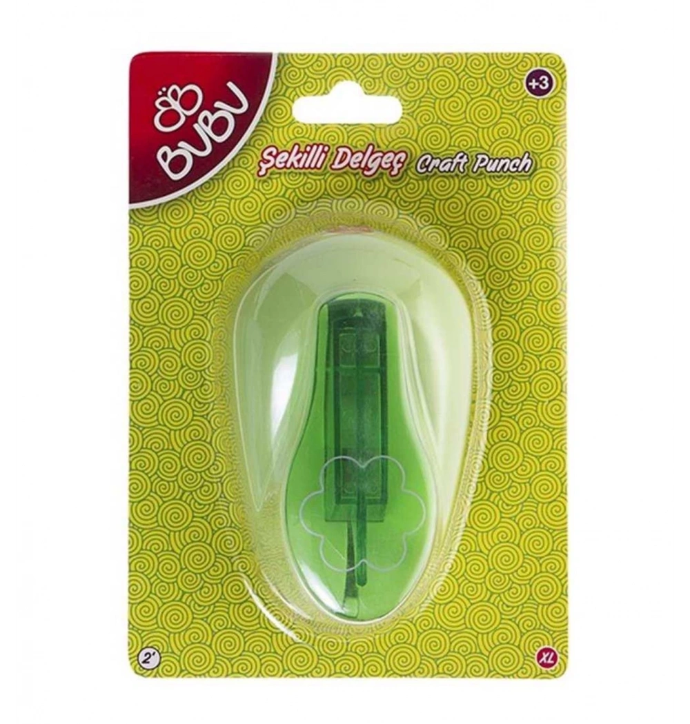 Bu-Bu   Çiçek Şekilli Eva Ve Kağıt Delgeç 2  Kod:Bubu-De0009