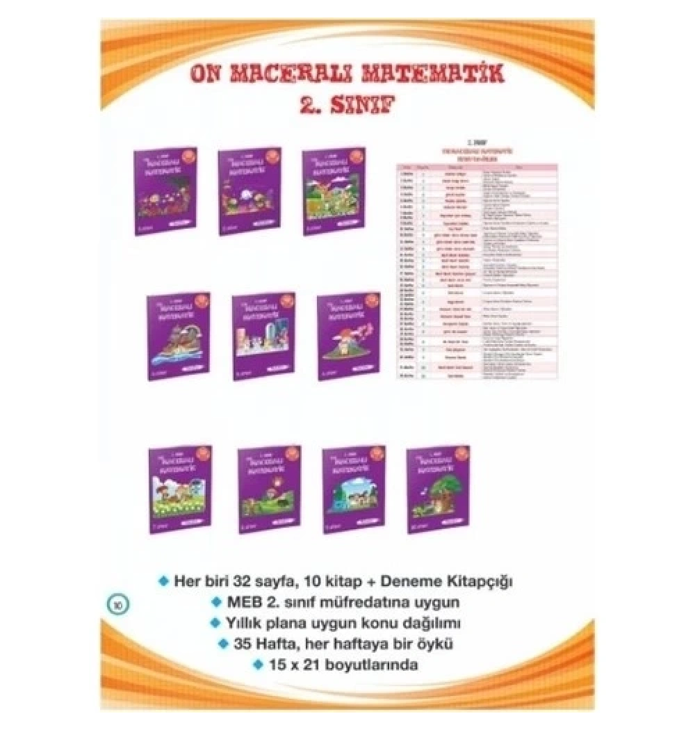 Metafor 2.Sınıf On Maceralı Matematik Seti