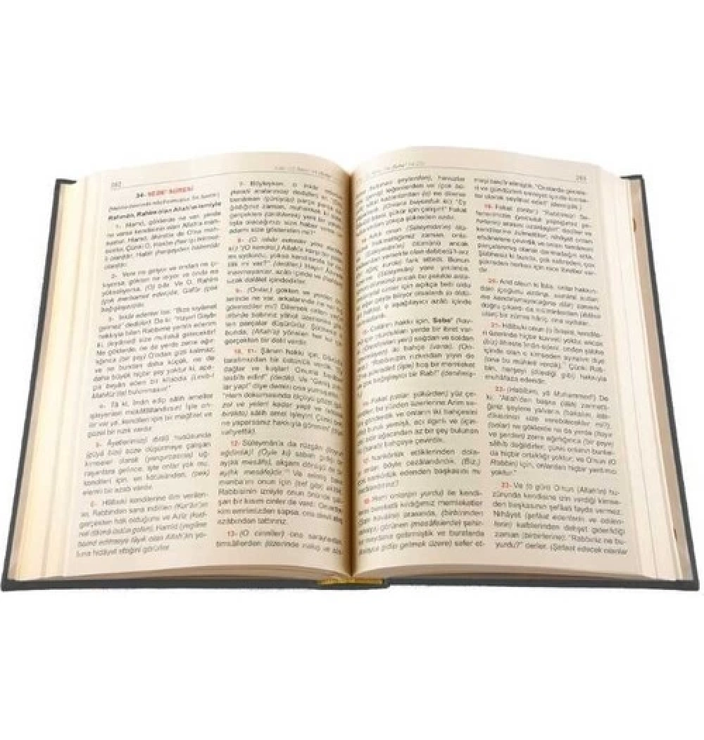 Hayrat Hafız Boy Metinsiz Meal Termo Deri Siyah Renk