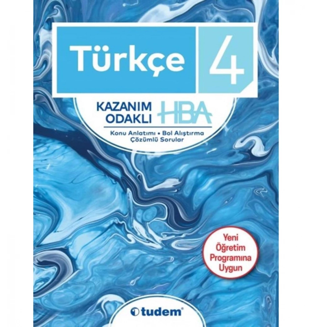 Tudem 4.Sınıf Türkçe Hba Konu Anlatım Soru Bankası