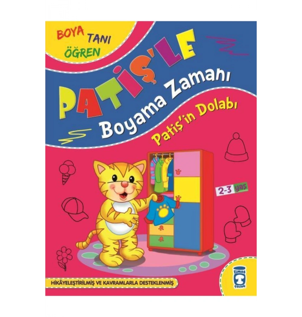 PatişLe Boyama Zamanı 3Lü Set Timaş Çocuk 2-3 Yaş
