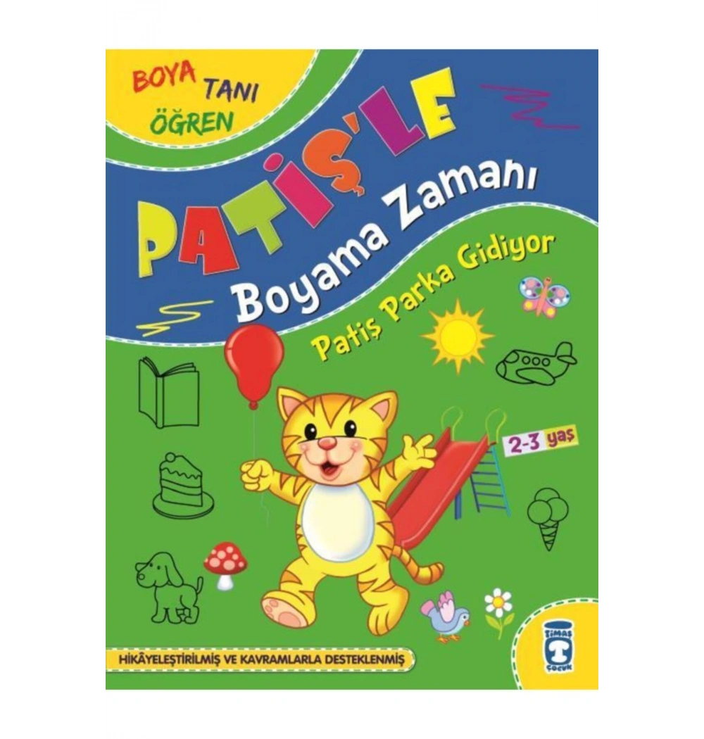 PatişLe Boyama Zamanı 3Lü Set Timaş Çocuk 2-3 Yaş