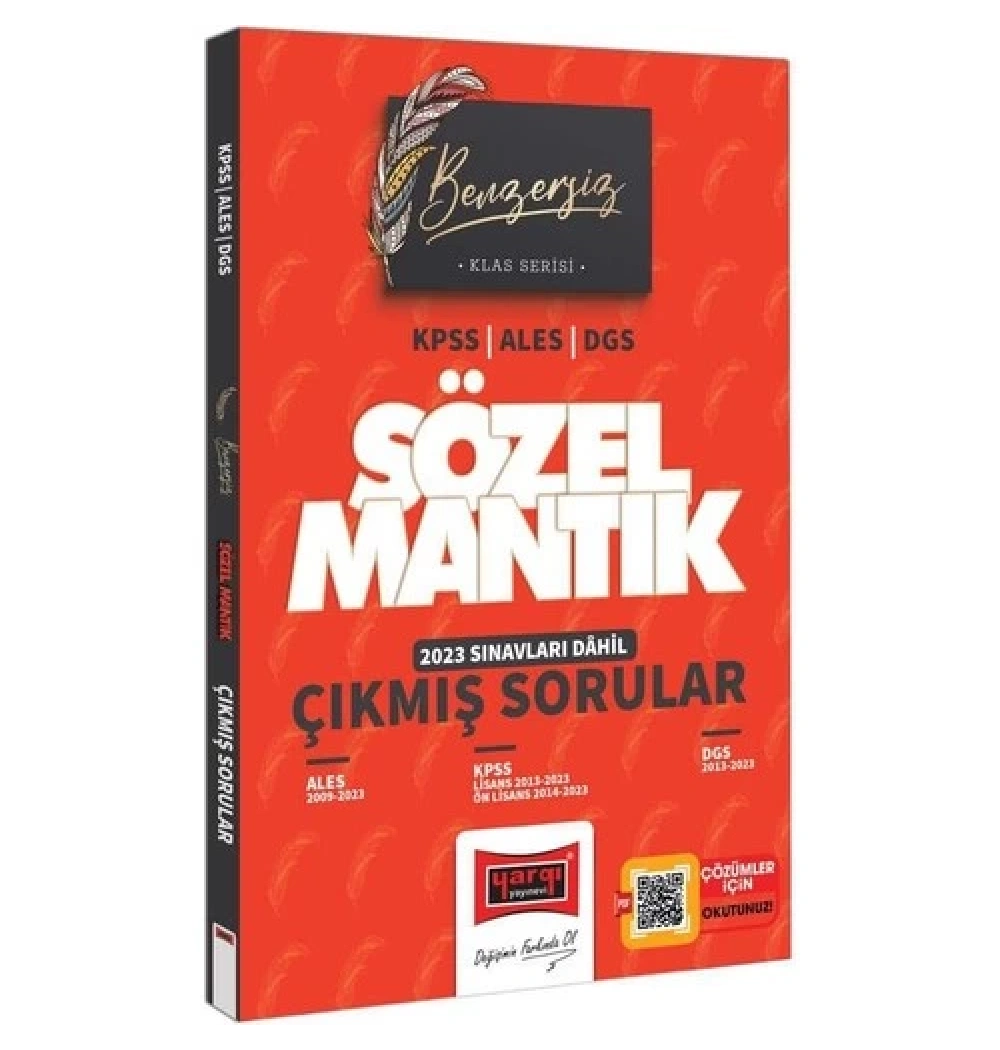 Yargı 2024 Kpss Ales Dgs Sözel Mantık Benzersiz Çıkmış Sorular