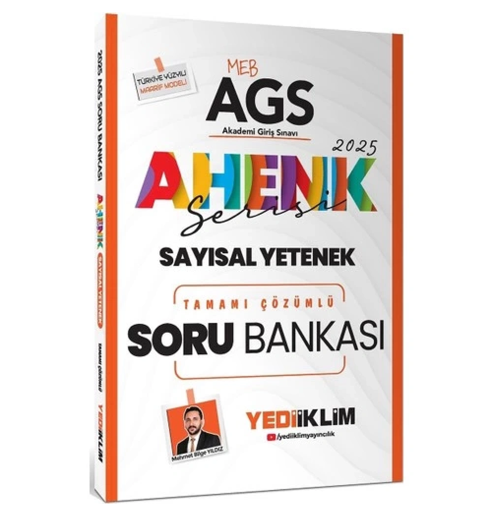 2025 Meb Aags Sayısal Yetenek Çözümlü Soru Bankası Ahenk Seri  Yediiklim