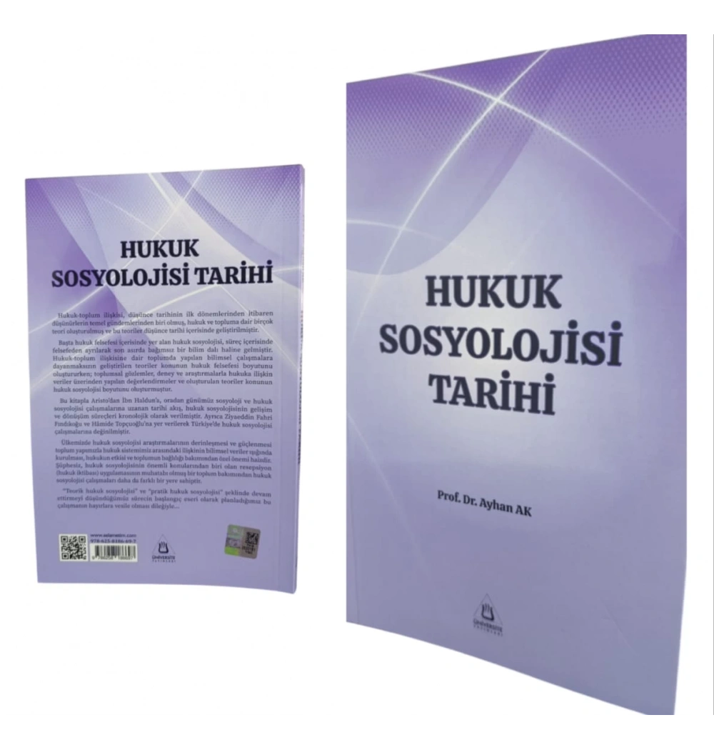 Hukuk Sosyolojisi Tarihi Prof.Dr. Ayhan Ak Üniversite Yayınları