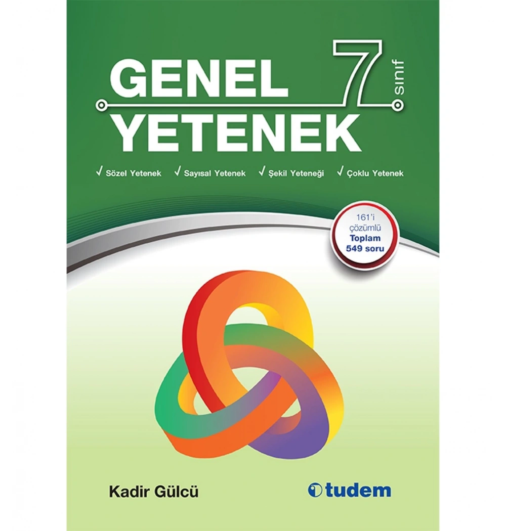 Tudem 7.Sınıf  Genel Yetenek Soru Bankası