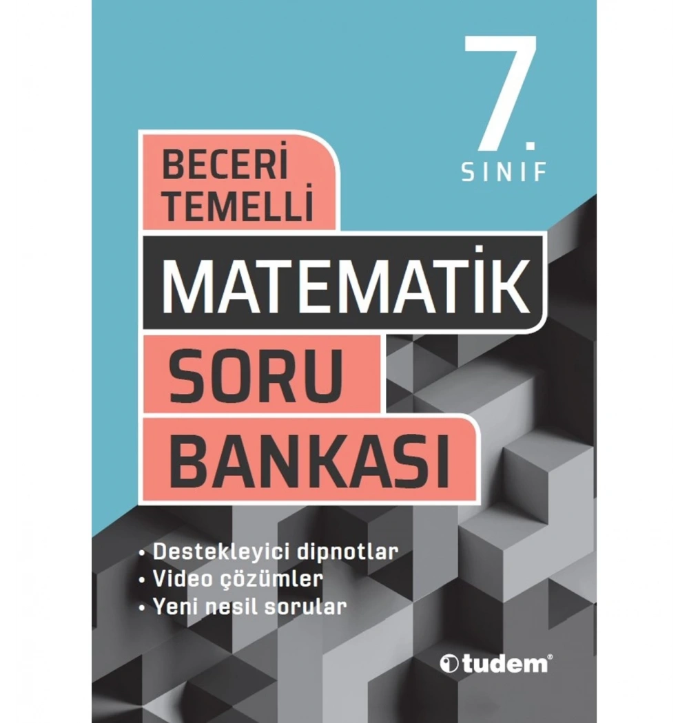 Tudem 7.Sınıf Matematik Soru Bankası Beceri Temelli