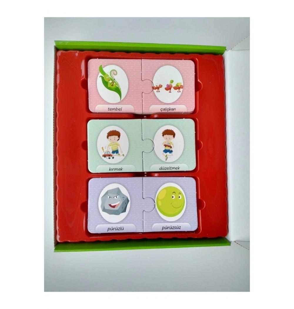 Beceri Zeka Oyunu 3+ Yaş 48 Parça Puzzle Kavramlar 2 Pk2 140