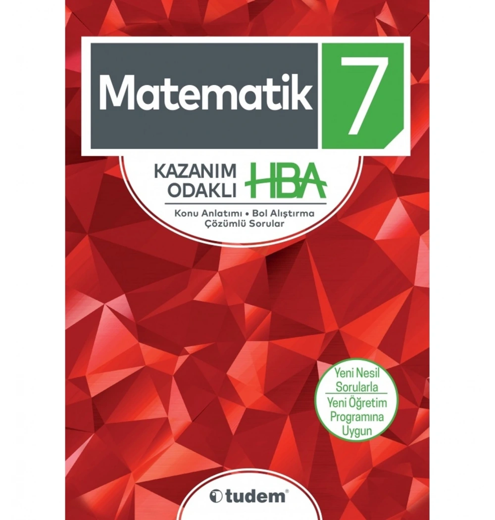 Tudem 7.Sınıf Matematik Kazanım Odaklı Hba