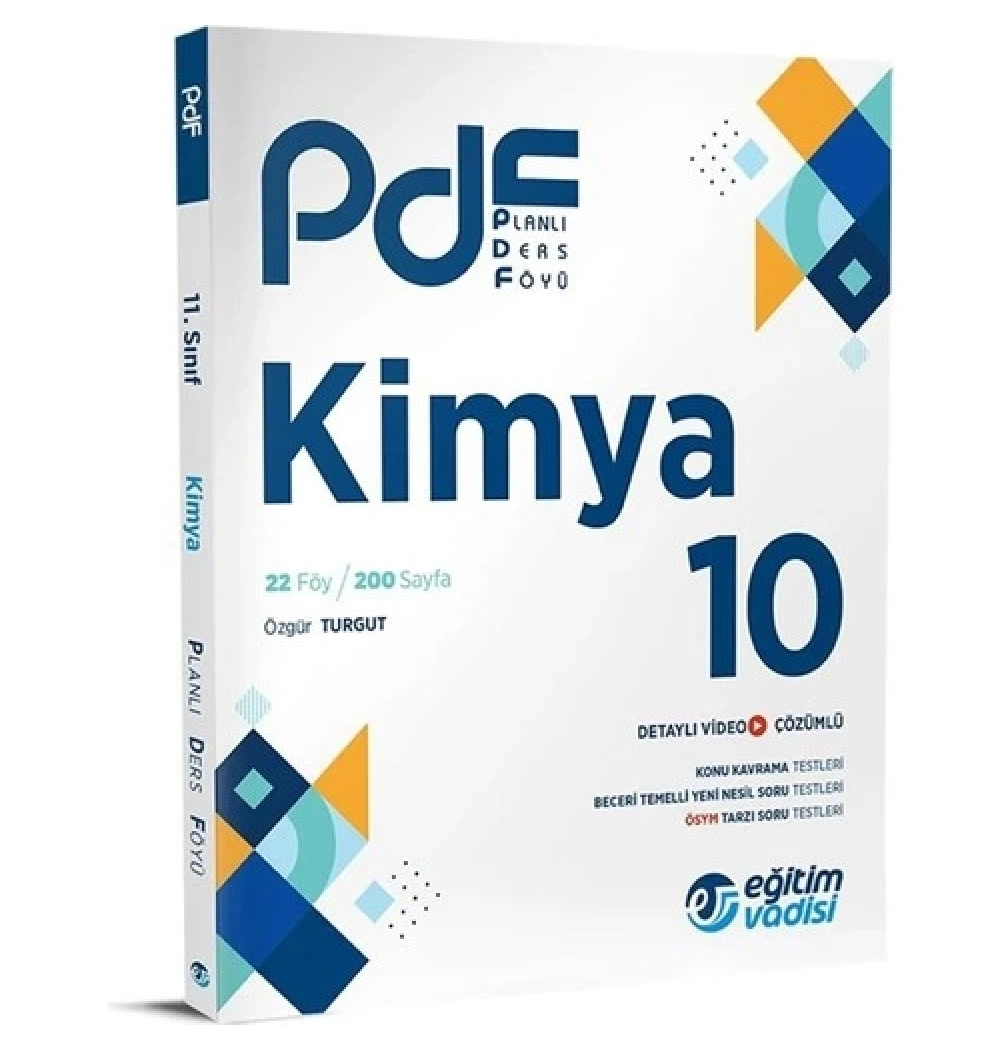Eğitim Vadisi 10.Sınıf Kimya Planlı Ders Föyü