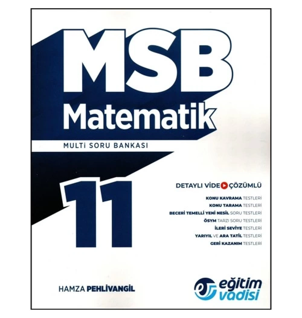 11.Sınıf Matematik Multi Soru Bankası  Eğitim Vadisi