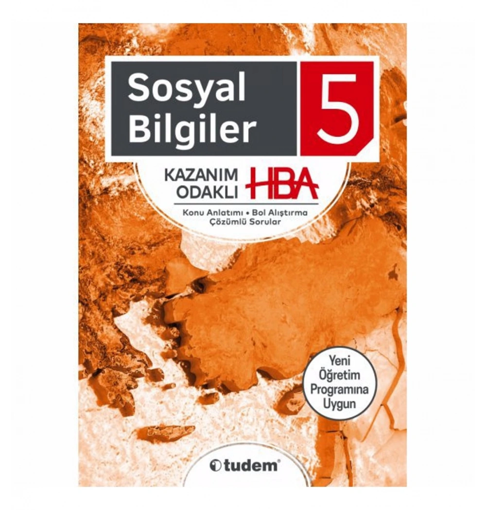 Tudem 5.Sınıf Sosyal Bilgiler Hba  Konu Anlatımlı Çözümlü Soru Bankası