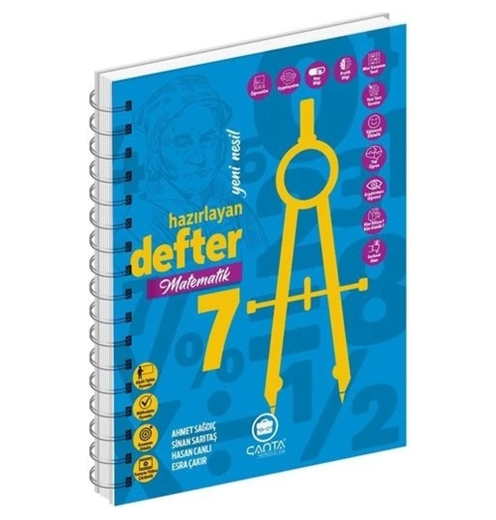 Çanta 7.Sınıf Matematik Hazırlayan Defter Kitap