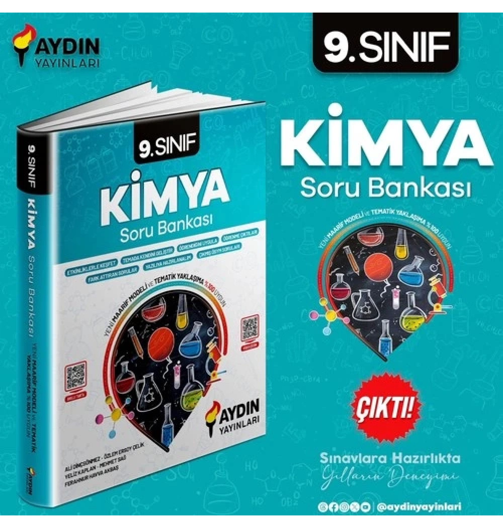 Aydın 9.Sınıf Kimya Soru Bankası