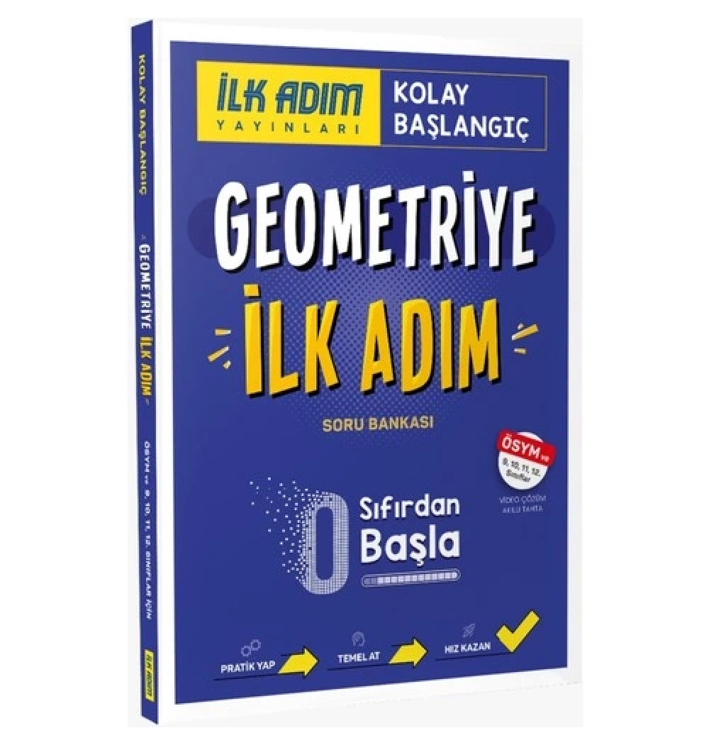 İlk Adım Kolay Başlangıç Geometriye İlk Adım Soru Bankası