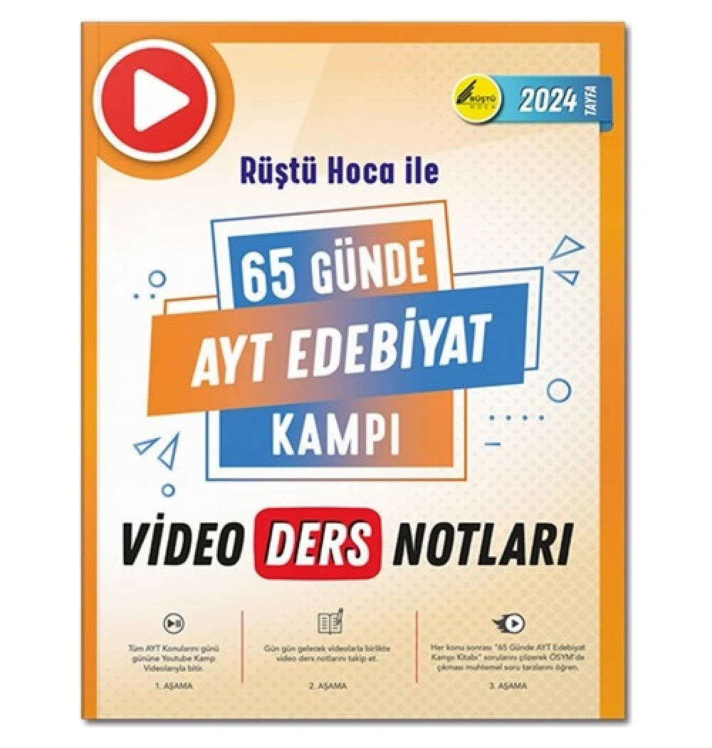 65 Günde Ayt Edebiyat Kampı Video Ders Notları  Rüştü Hoca