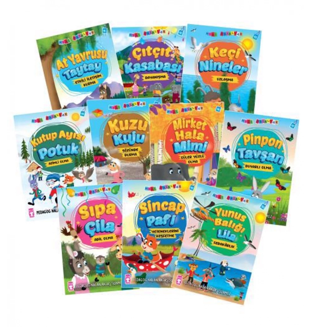 Mini Masallar 5.Seri 10 Kitap Set Timaşçocuk