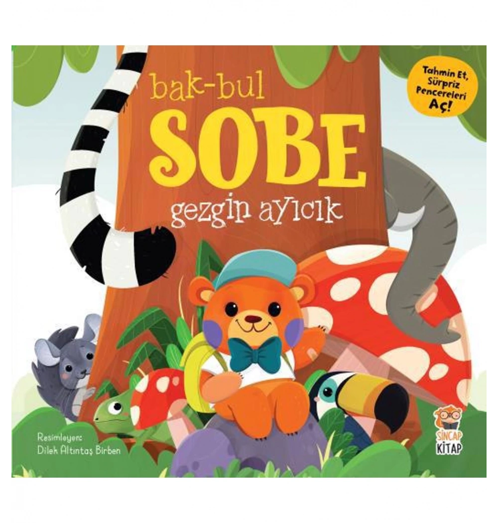 Bak Bul Sobe Gezgin Ayıcık  Sincap Kitap