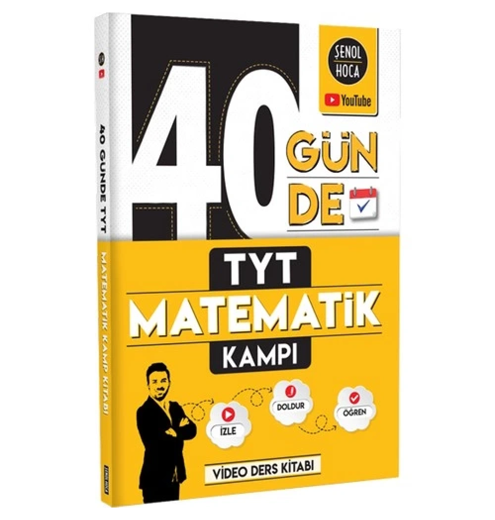 Şenol Hoca Tyt 40 Günde Matematik Kampı Video Ders Kitabı