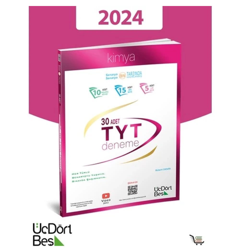 Tyt Kimya 30 Deneme  Üçdörtbeş