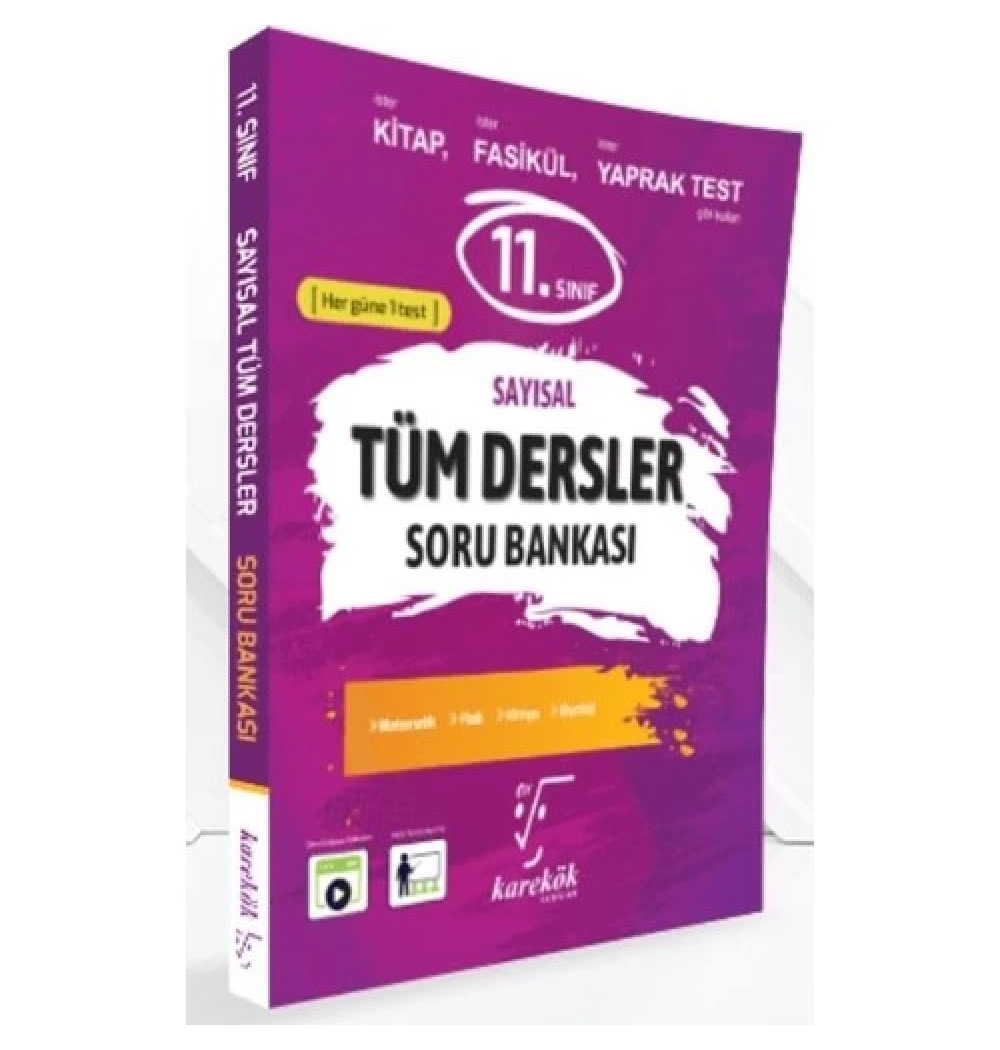 Karekök 11.Sınıf Tüm Dersler Soru Bankası Sayısal