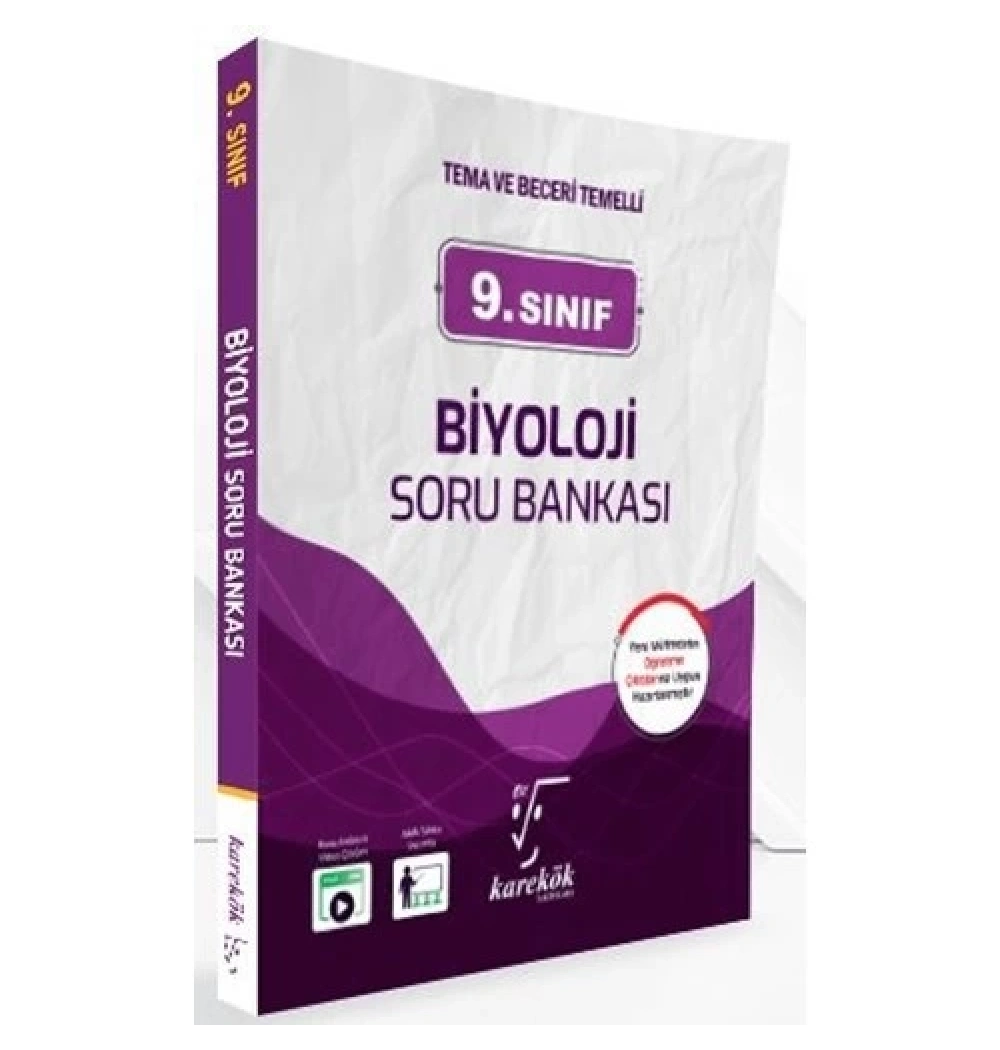 Karekök 9.Sınıf Biyoloji Soru Bankası Tema Beceri Temelli