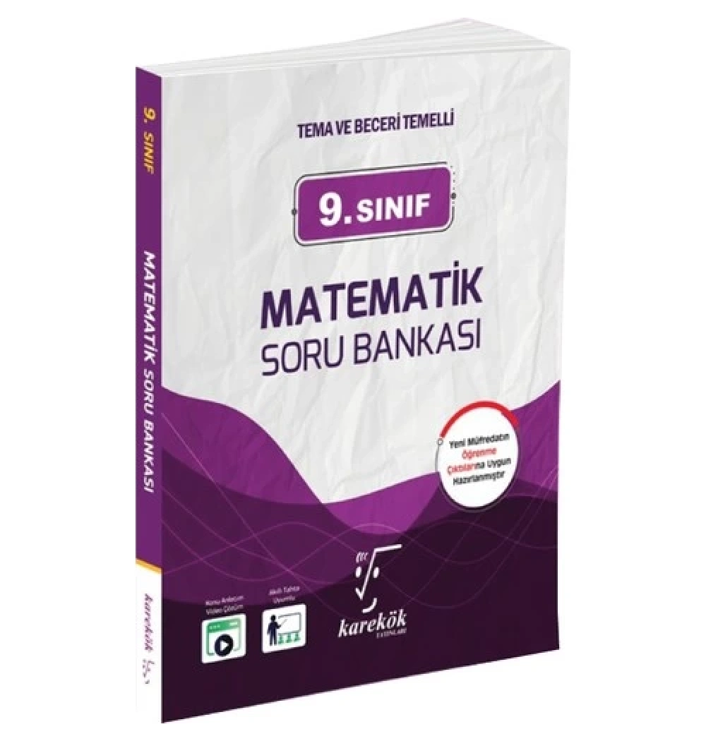 Karekök 9.Sınıf Matematik Soru Bankası Tema Beceri Temelli