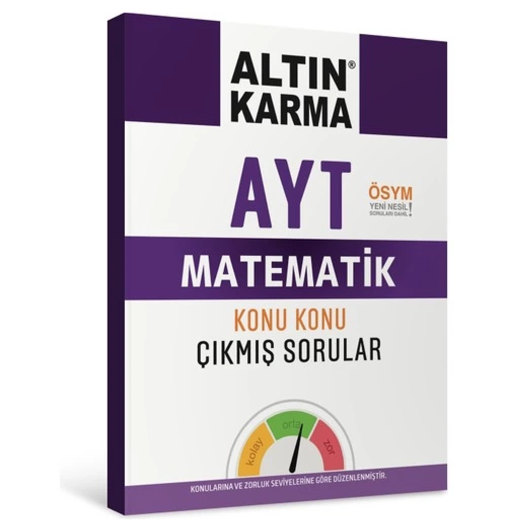 Altın Karma 2025 Ayt Matematik Konu Konu Çikmiş Sorular