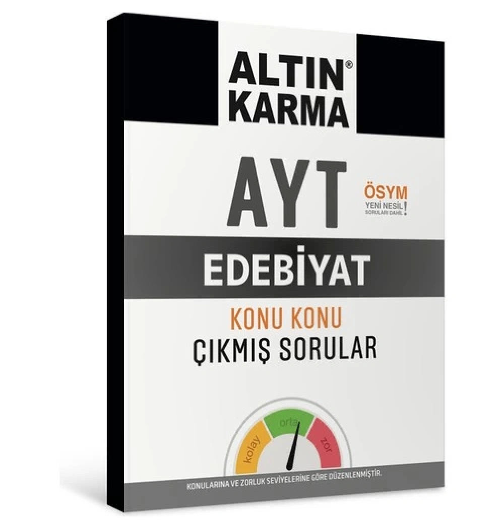 Altın Karma 2025 Ayt Edebi̇Yat Konu Konu Çikmiş Sorular
