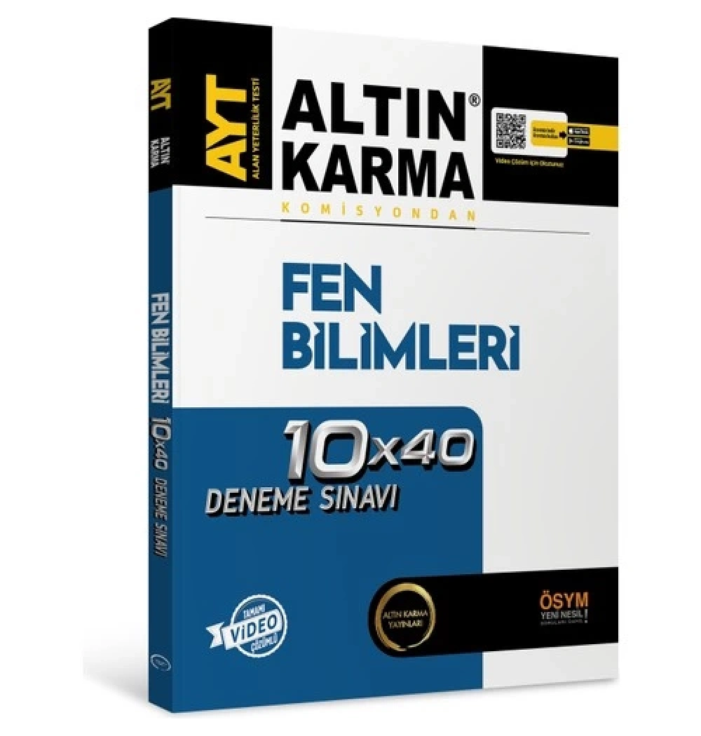 Altın Karma 2025 Ayt Fen Bi̇Li̇Mleri̇ 10*40 Branş Deneme