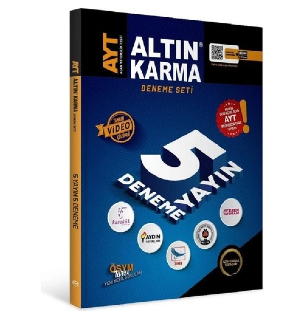 Altın Karma 2025 Ayt 5 Li̇ Deneme Seti̇