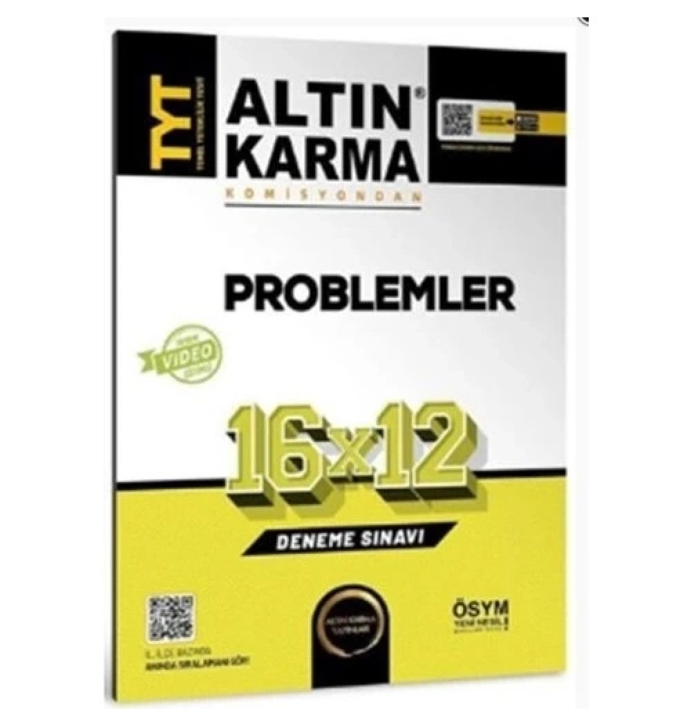 Altın Karma 2025 Tyt Problemler 16*12 Deneme Sinavi