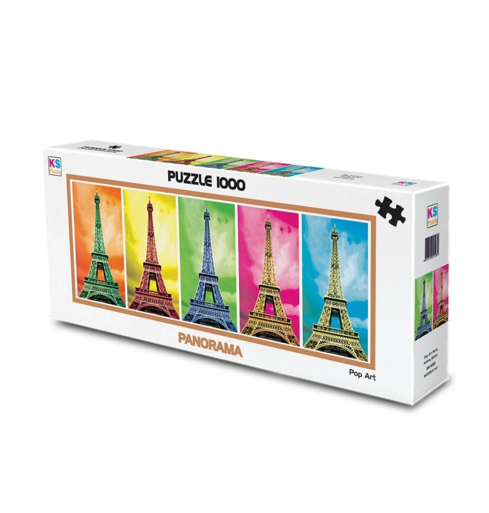 Ks Games Puzzle 1000 Panaromik Pop Art Parıs Antony Matos