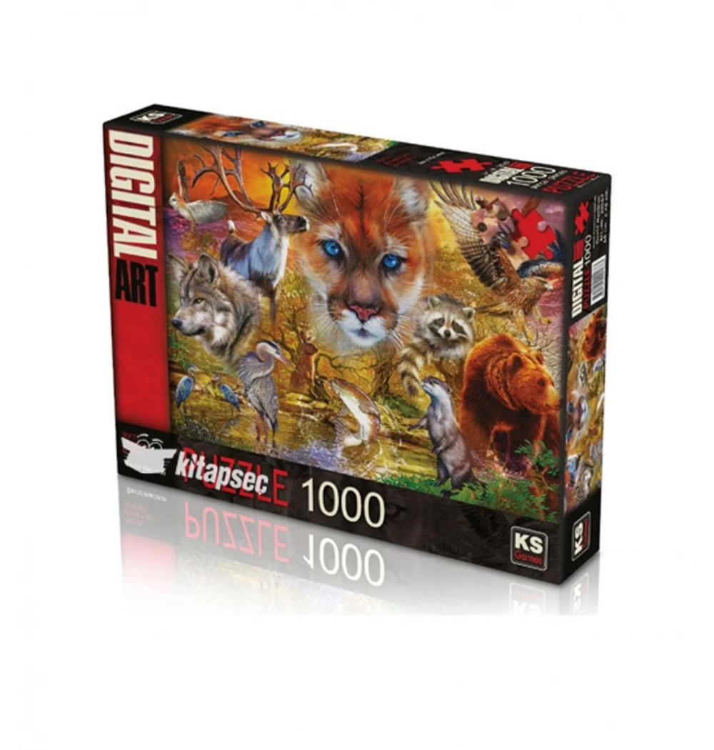 Ks Games Puzzle 1000 North Amerıcan Anımals