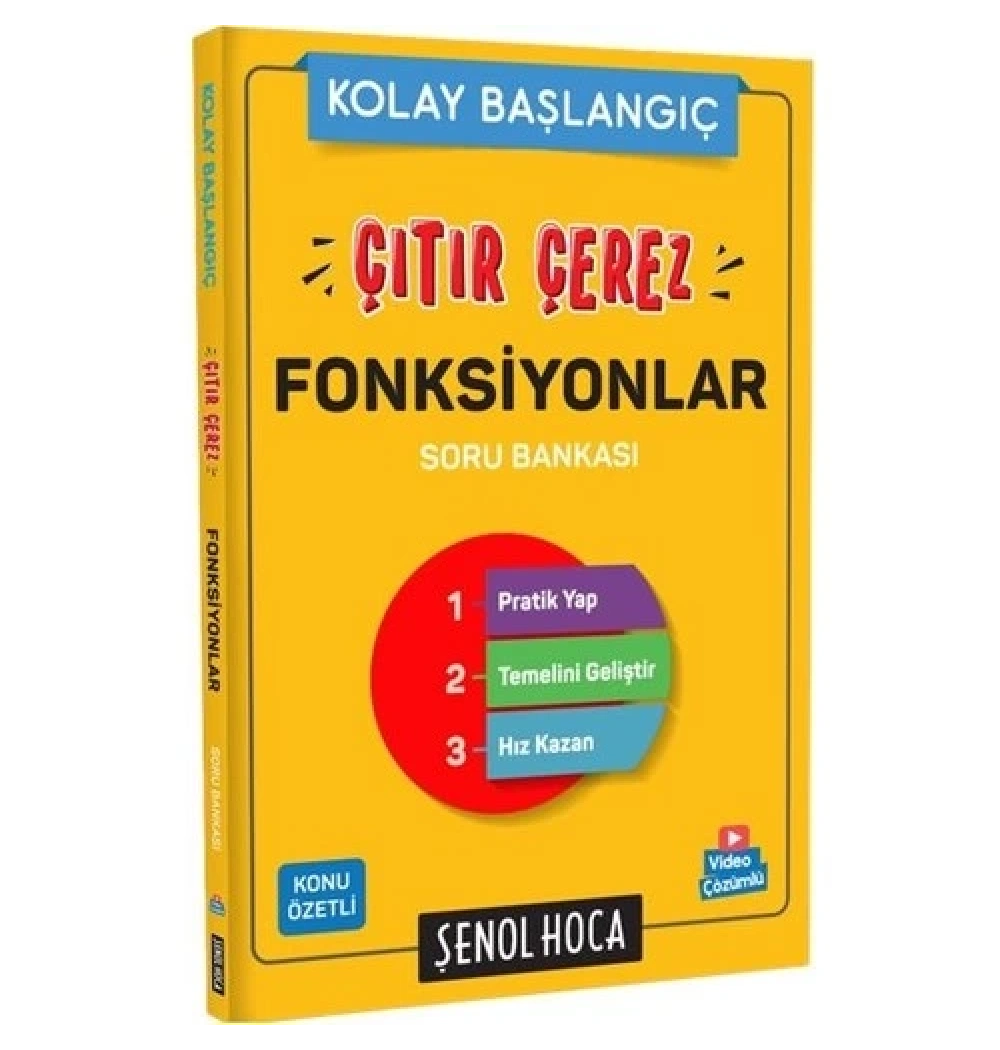 Şenol Hoca  Kolay Başlangıç Çıtır Çerez Fonksiyonlar Soru Bankası