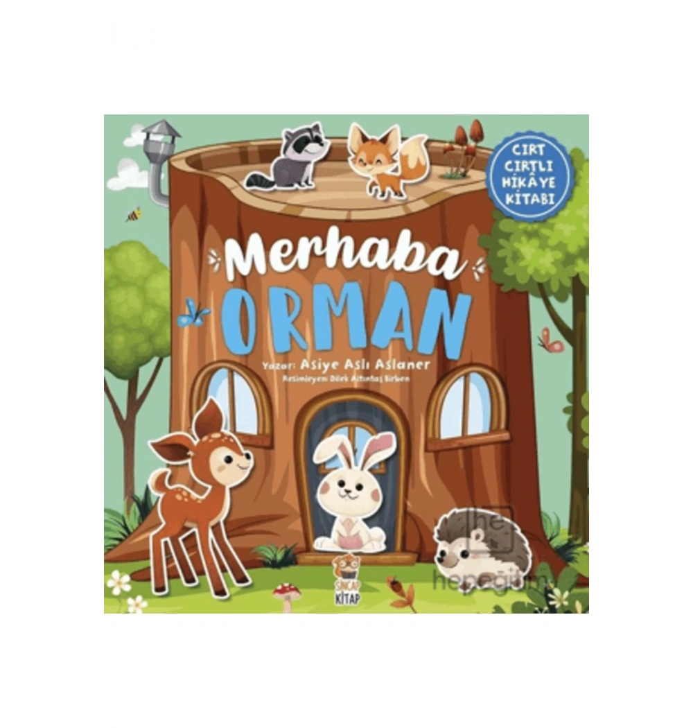Merhaba Orman Cırt Cırtlı Hikaye Kitabı  Sincap Kitap