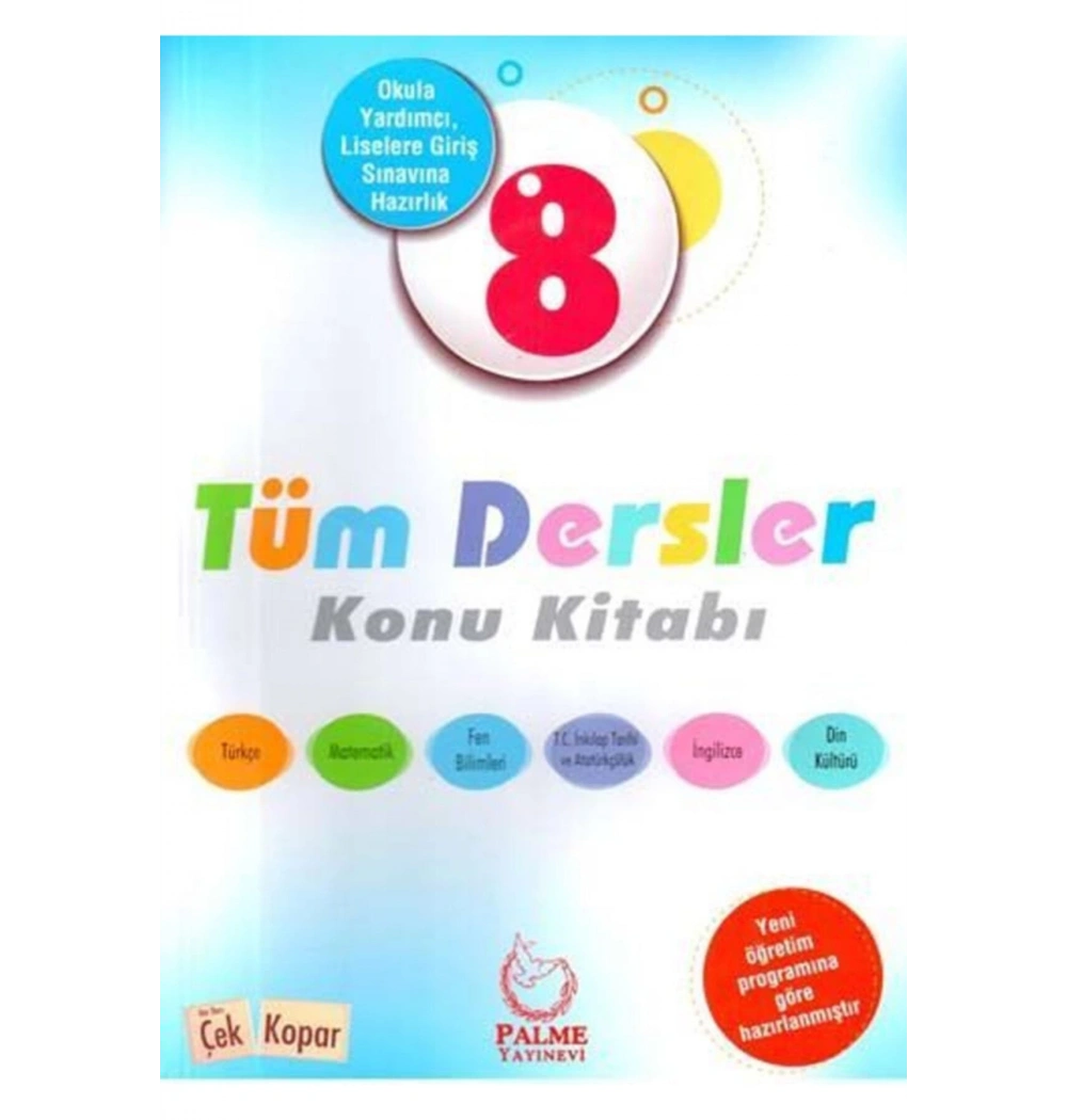 Palme 8.Sınıf Tüm Dersler Konu Anlatim