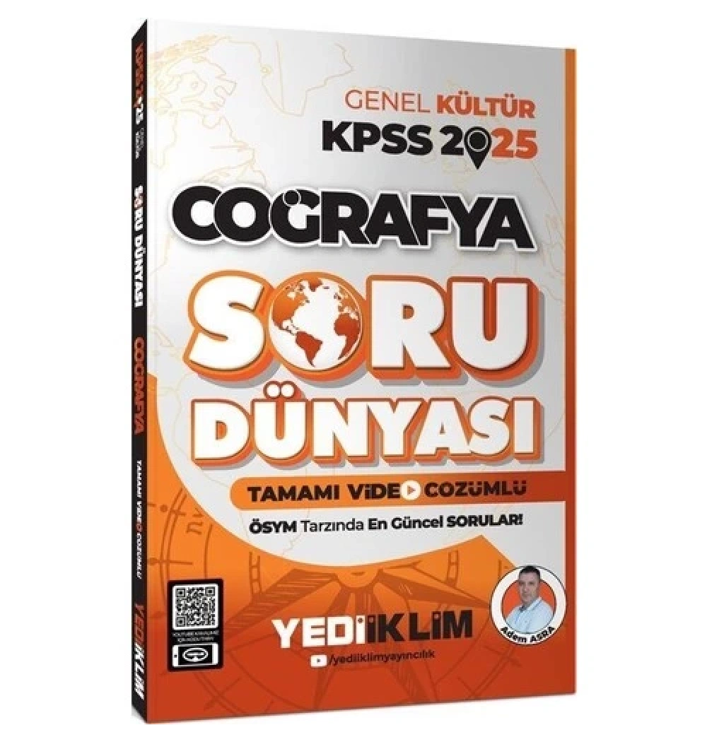 2025 Kpss Gk Coğrafya Soru Dünyası Video Çözümlü  Yediiklim