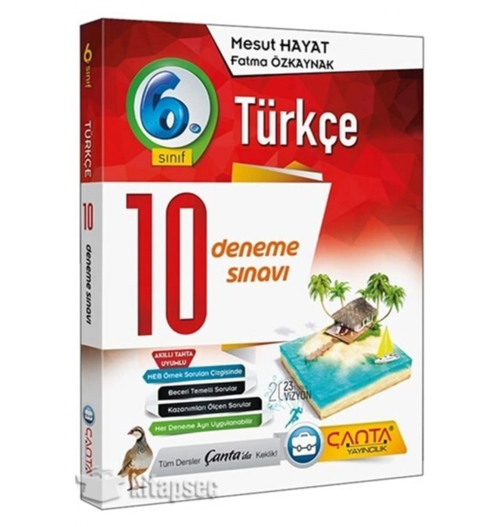 Çanta 6.Sınıf Türkçe 10 Deneme Sınavı