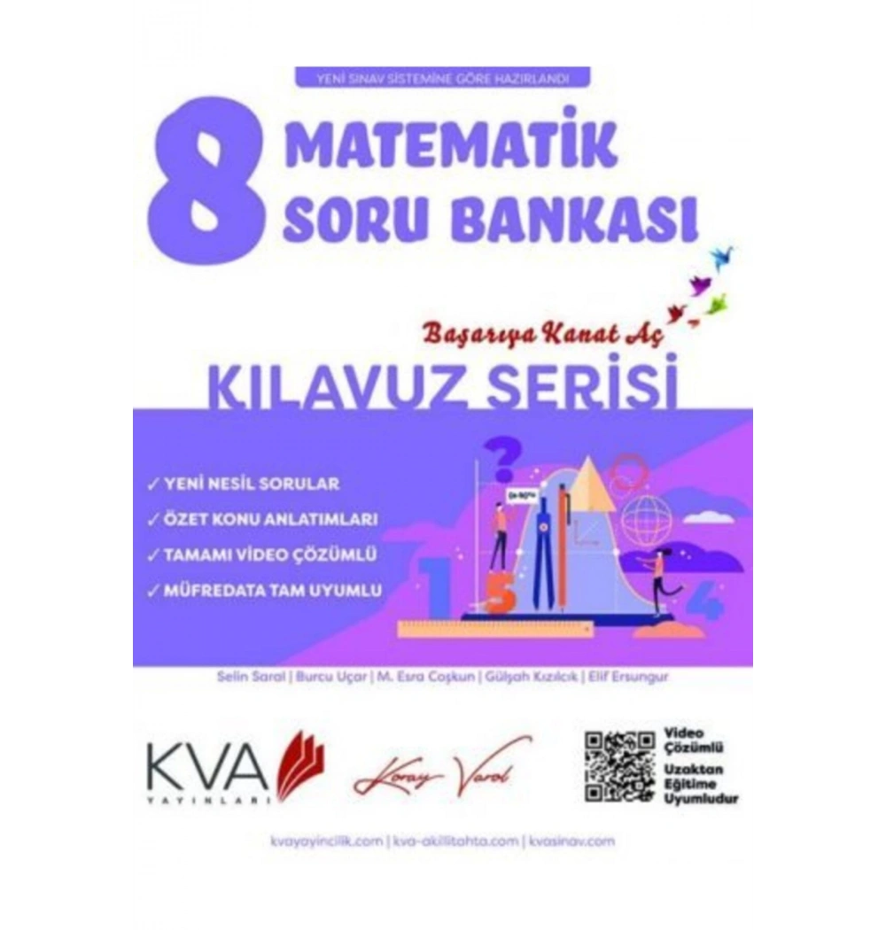 Kva 8.Sınıf Matematik Soru Bankası Kılavuz Serisi