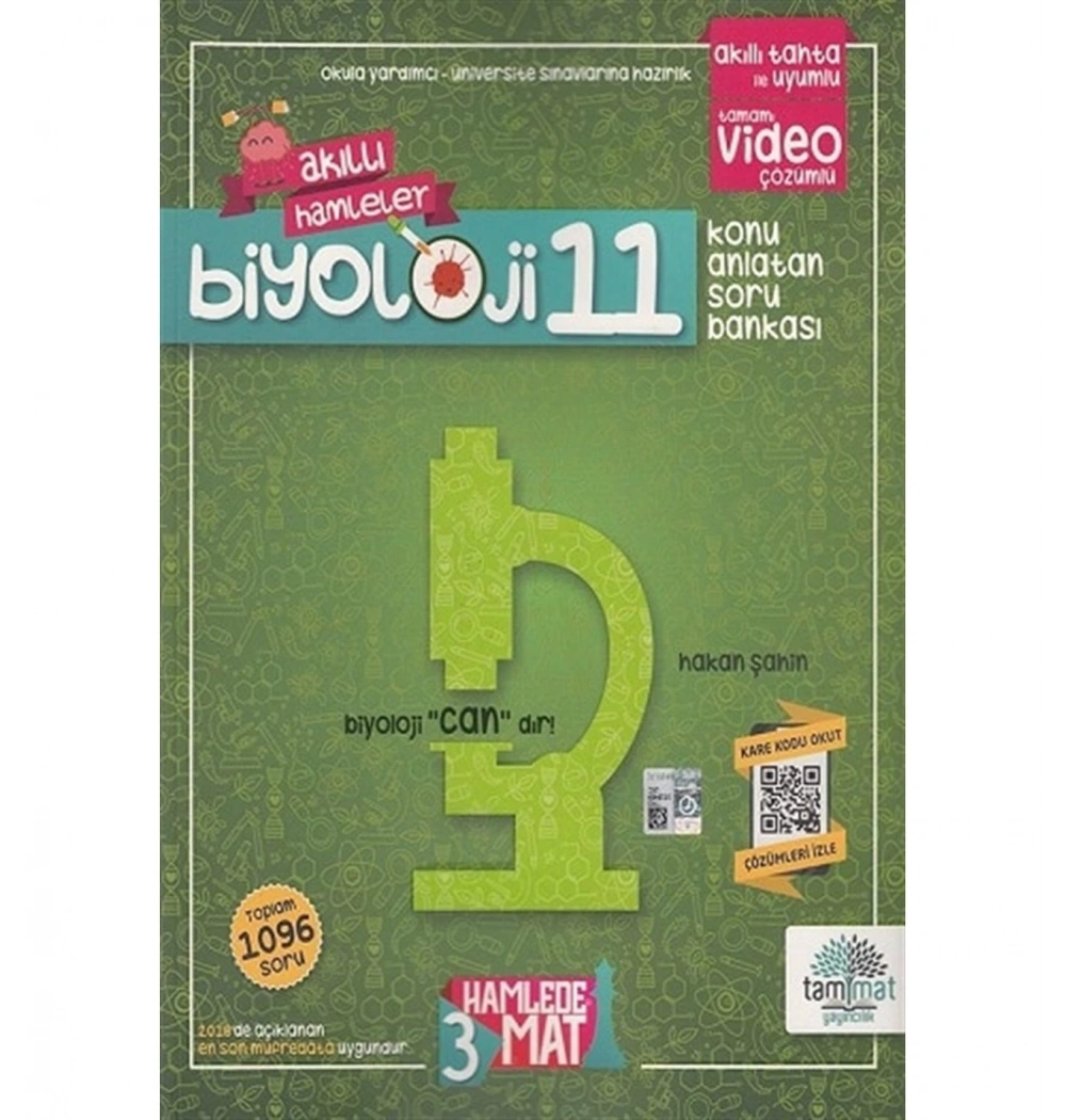 11.Sınıf Biyoloji Konu Anlatan Soru Bankası Tammat