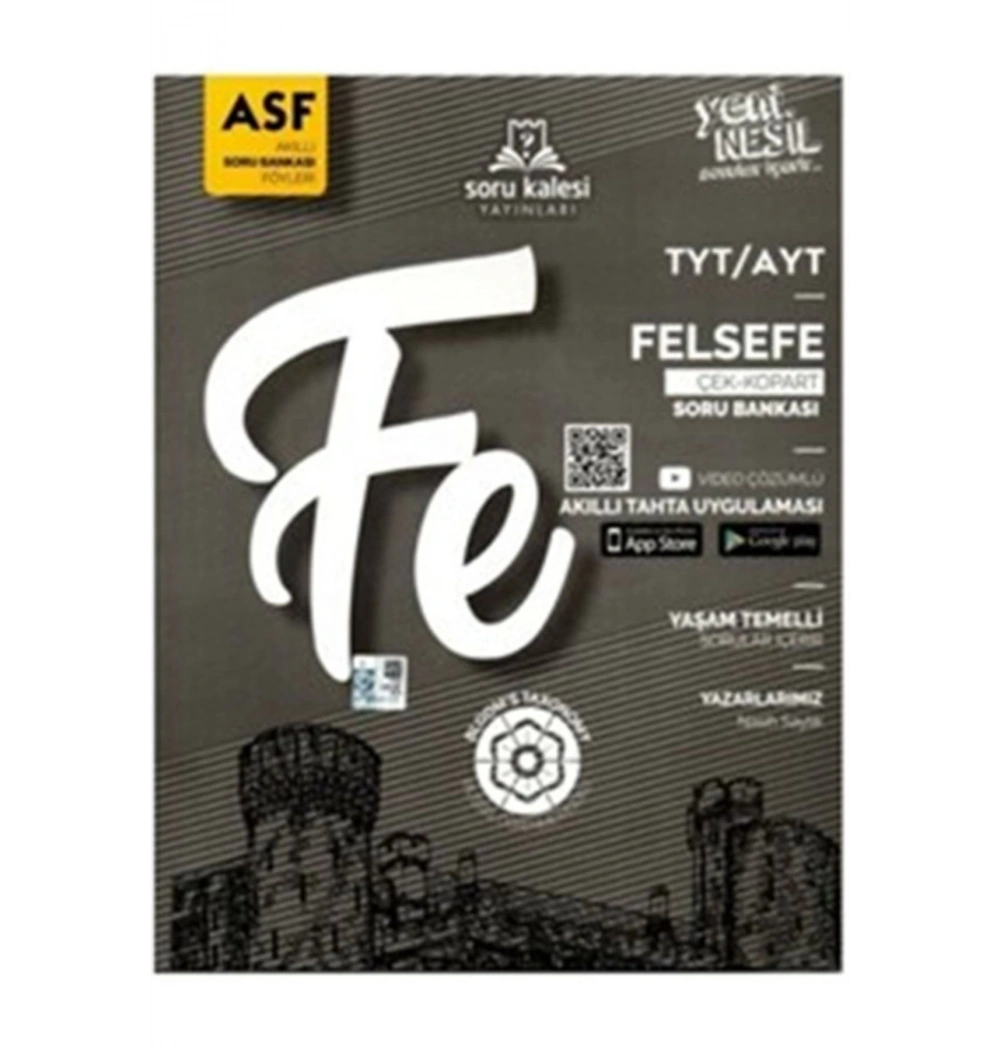 Tyt Ayt Felsefe Çek Koparlı Akıllı Soru Bankası Soru Kalesi
