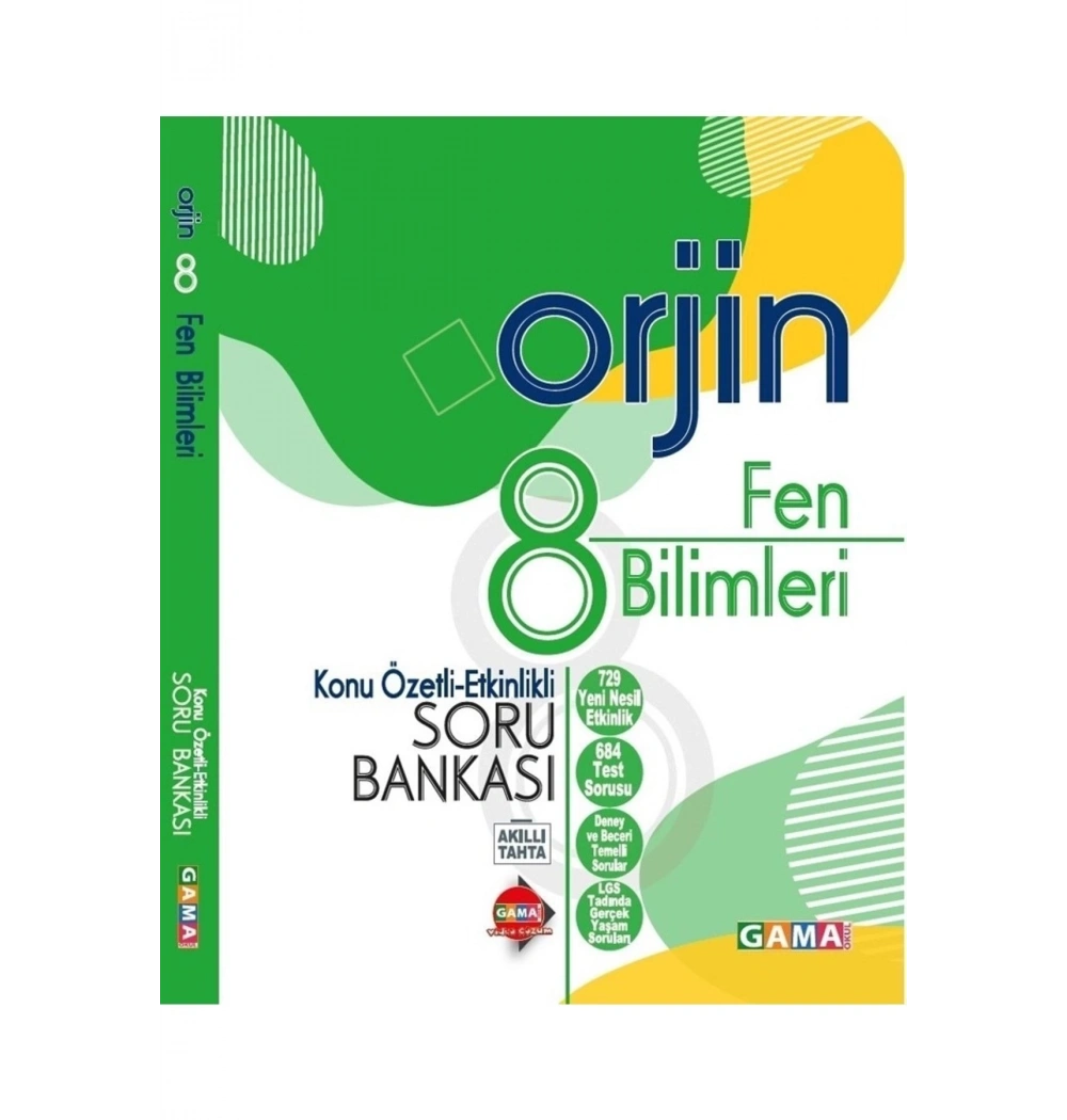 Gama Orjin 8.Sınıf Fen Bilimleri Konu Özetli Soru Bankası