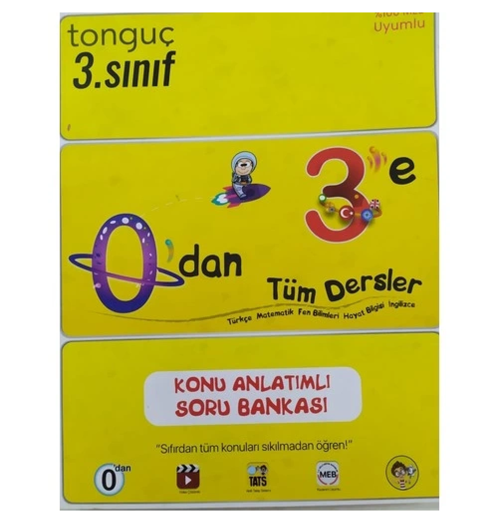 Tonguç 3.Sınıf 0 Dan 3 E Tüm Dersler Konu Anlatımlı Soru Bankası