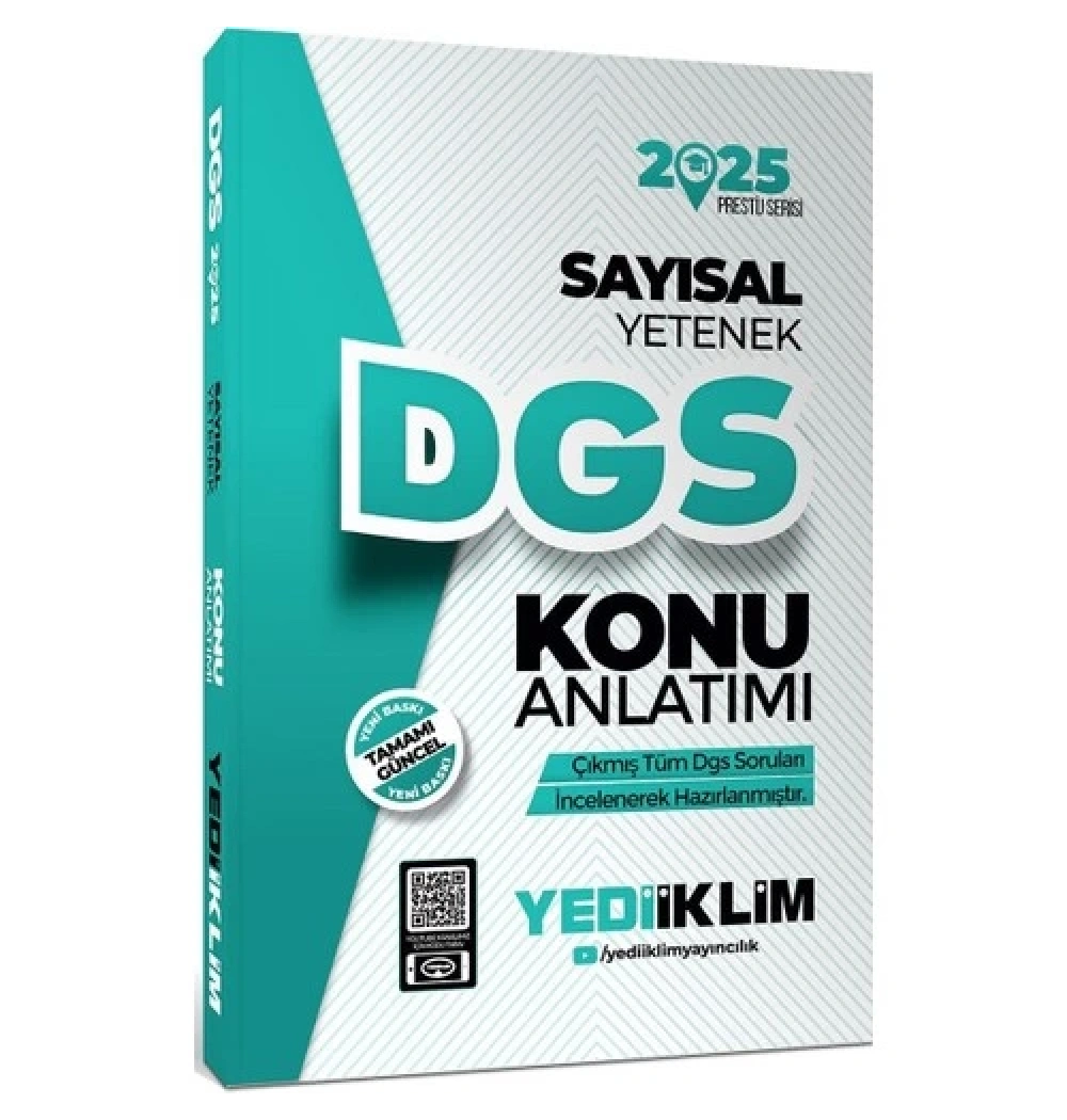 2025 Dgs Sayısal Yetenek Konu Anlatımı  Yediiklim
